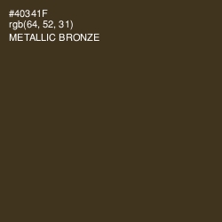 #40341F - Metallic Bronze Color Image